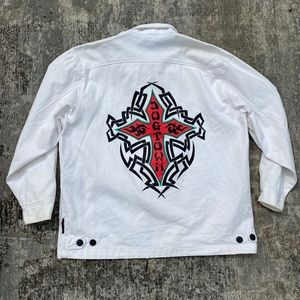 Dog Town white denim jacket vintage clothing